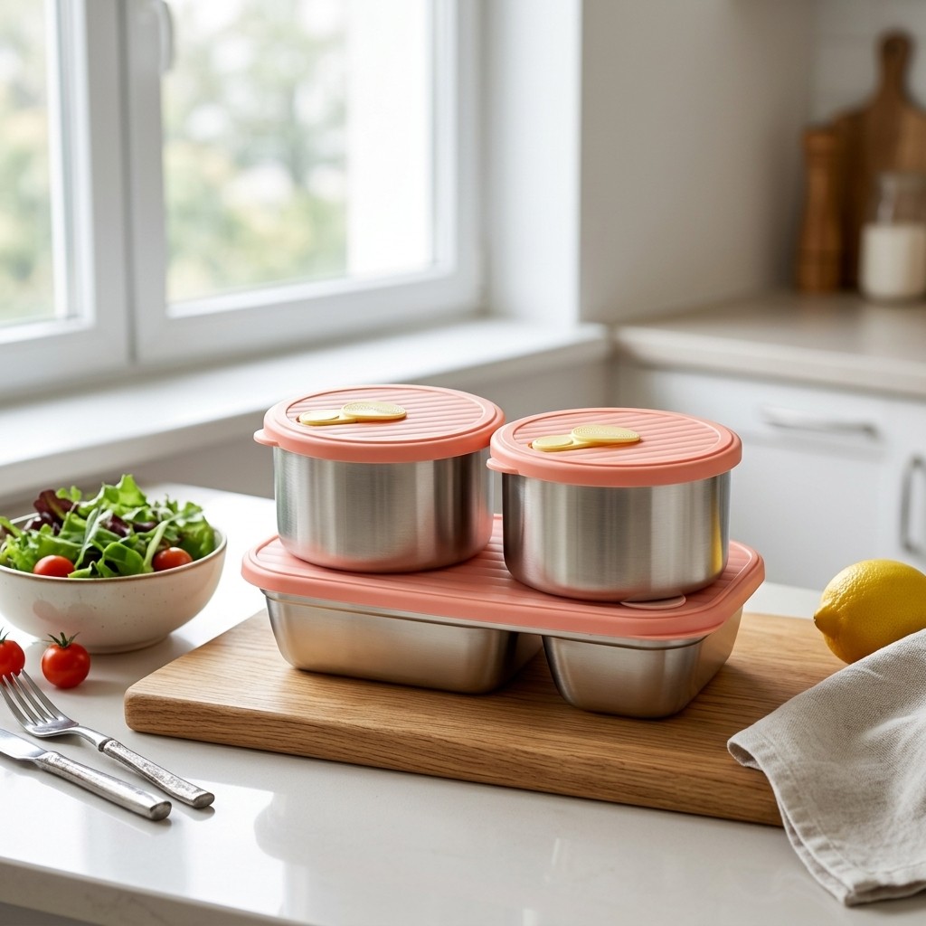 Microwave Safe 304 Stainless S - Meal Prep Bowl ulasan dan harga