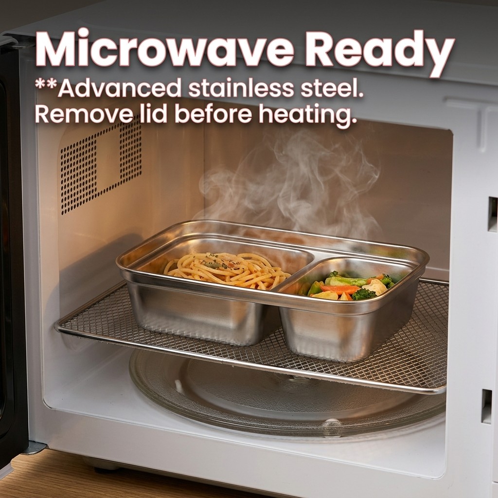 Microwave Safe 304 Stainless S - Meal Prep Bowl ulasan dan harga
