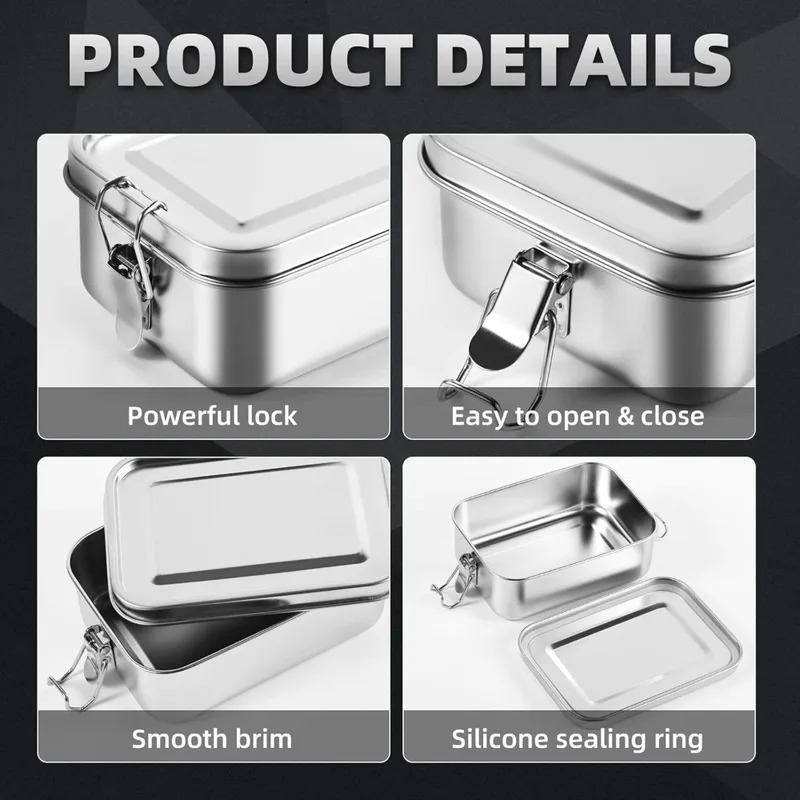 304 Stainless Steel 1200/2400m - Meal Prep Bowl ulasan dan harga
