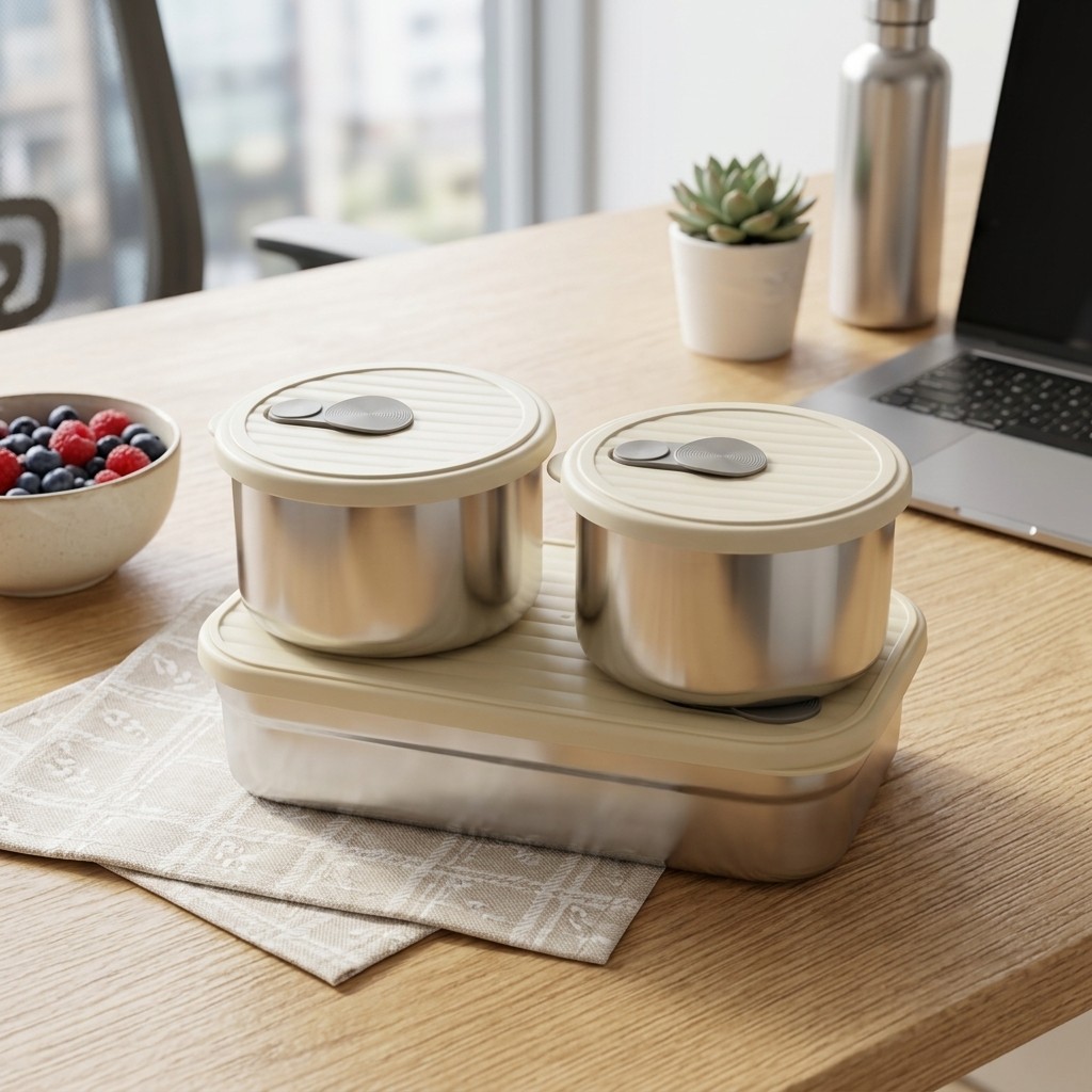 Microwave Safe 304 Stainless S - Meal Prep Bowl ulasan dan harga