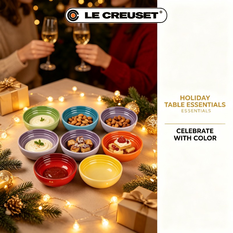 Le Creuset 6-Piece 2oz Stonewa - Meal Prep Kitchen ulasan dan harga